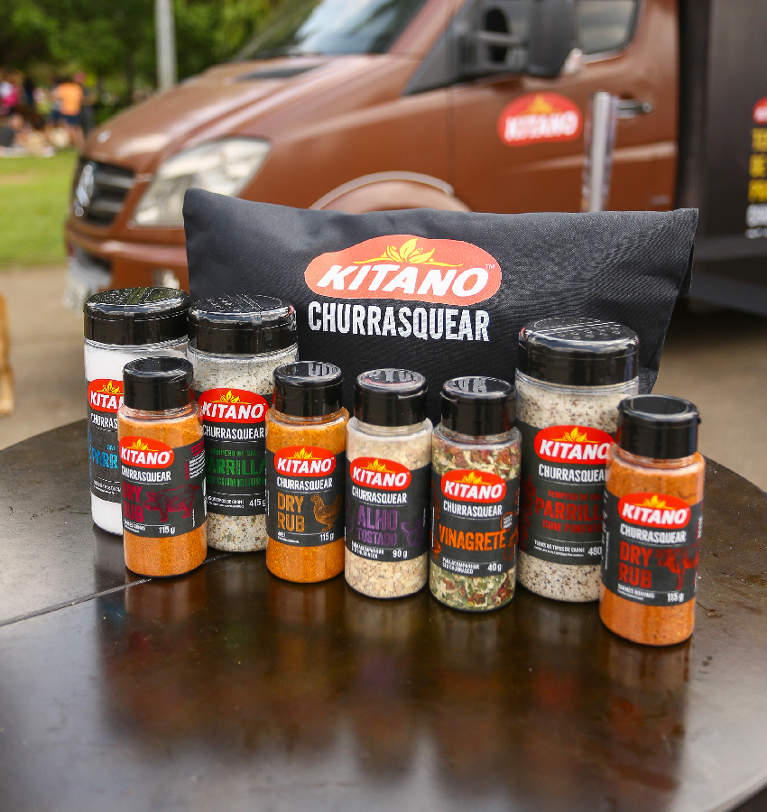 Kitano spices on a table